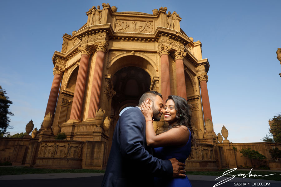 pre wedding session palace of fine arts